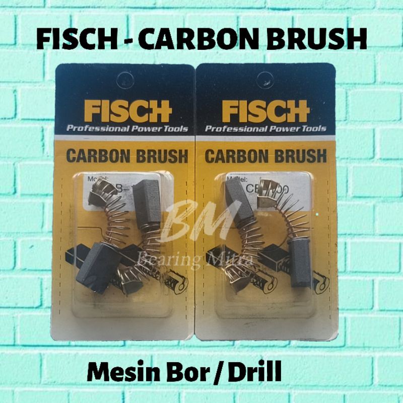 Carbon Brush Mesin Bor 17 mm Fisch Carbon Brush CB100