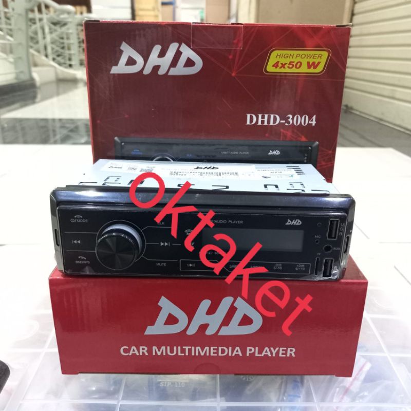 single din dhd 3004 mp3 bluetooth mobil universal