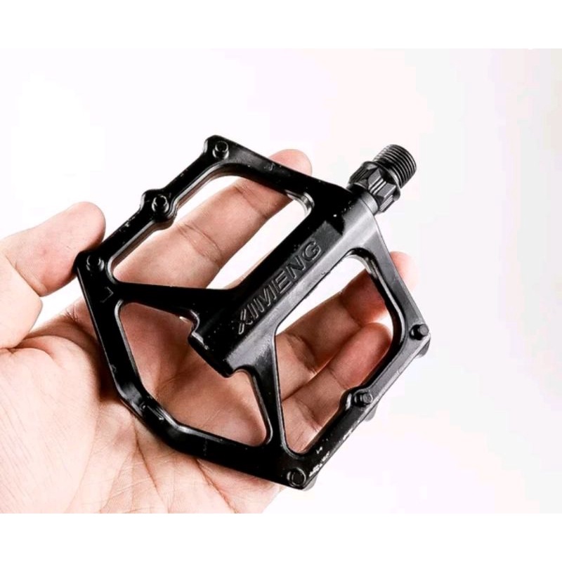 PROMEND Pedal Sepeda Bike Alumunium Anti-Slip BP330 Black Hitam Pedals bisa segala sepeda mtb gunung federal mini minion seli lipat folding bike balap roadbike road bike material bahan alloy