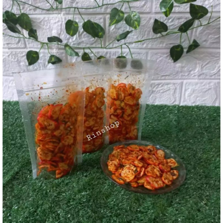 

kurupuk bawang pedas exra daun jeruk