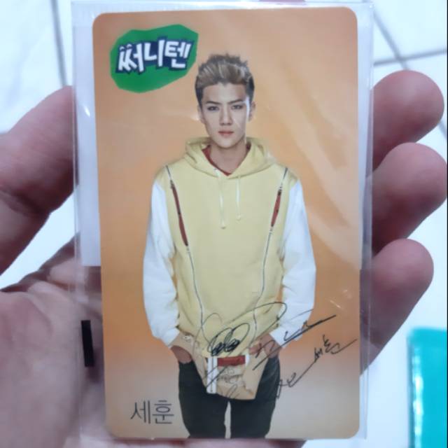 PHOTOCARD PC EXO SEHUN SUNNY (RARE)