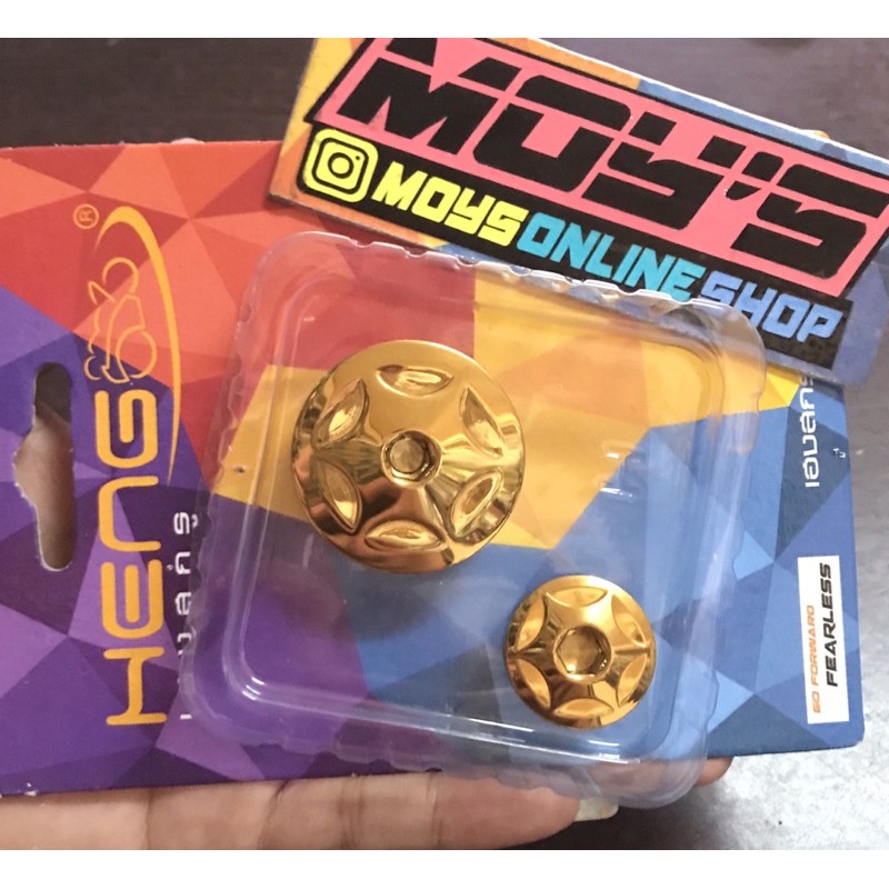 Baut tutup magnet koin magnet duo cup probolt satria fu gold blue dan 2 tone heng original