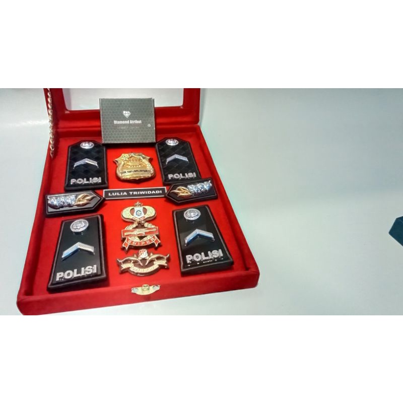 PANGKAT PDH,IPTU POLISI+BOX CUSTOME