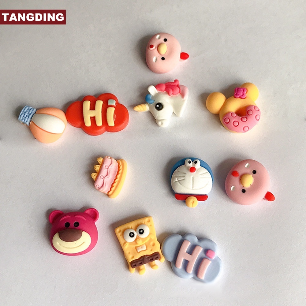 【COD Tangding】4pcs/set Random 3D DIY Cartoon Travel Water Cup Bottle Sticker