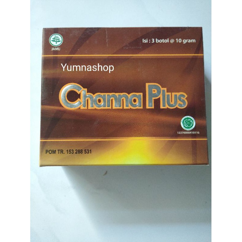 channa plus sirup harga perbox