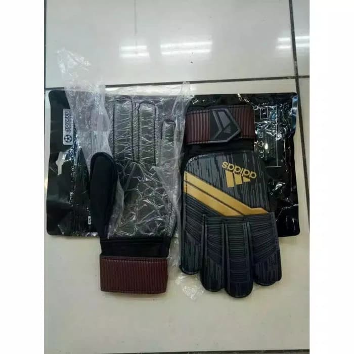 SARUNG TANGAN KIPER   GLOVES ADIDAS PREDATOR BLACK GRADE ORI IMPORT