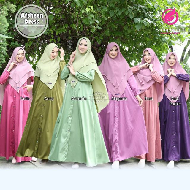 Afsheen Dress ori fania hijab