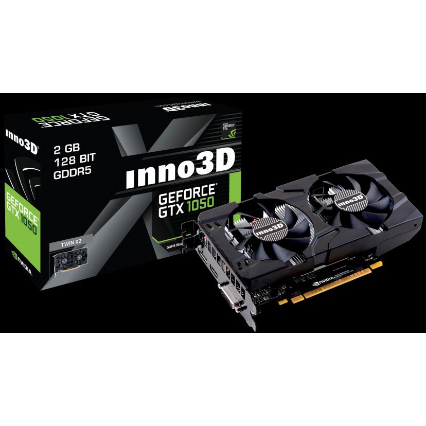 PROMO INNO 3D GTX 1050 2GB DDR5 DOUBLE FAN