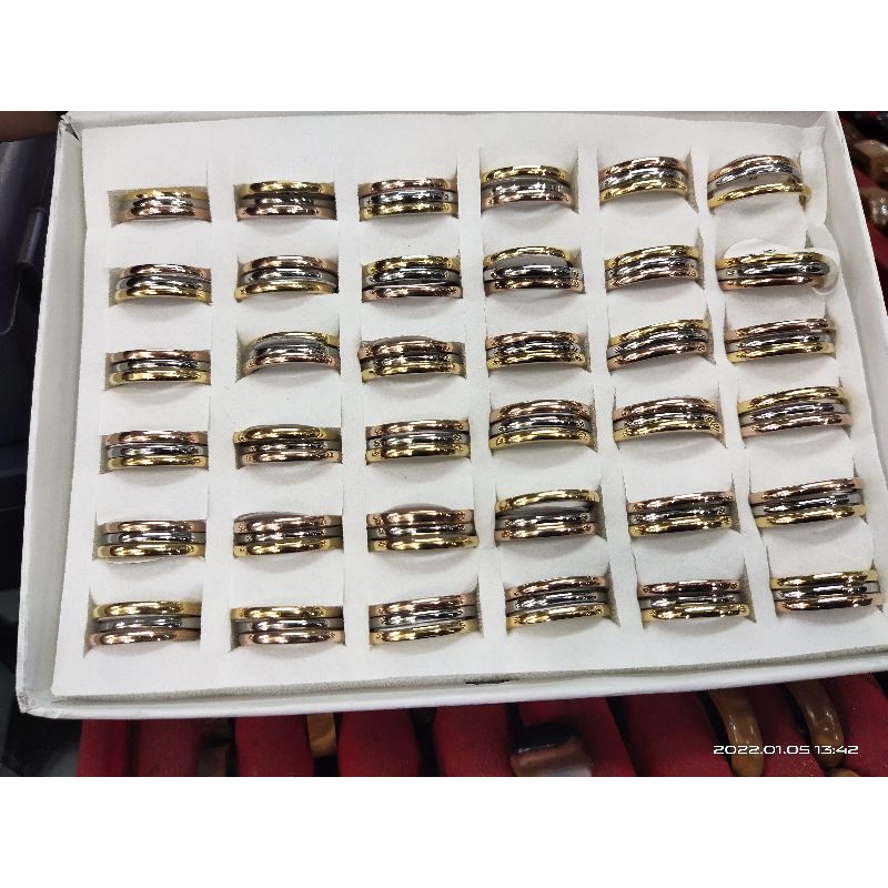 CINCIN TITANIUM KRONCONG grosir isi 36pcs