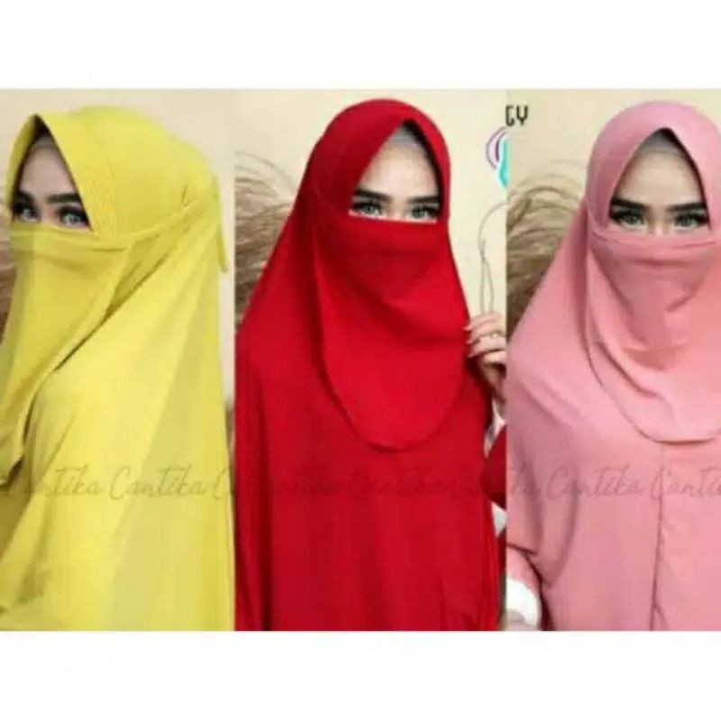 jilbab jersey + cadar