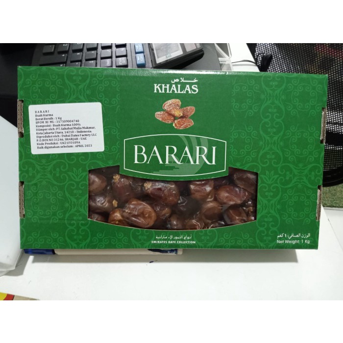 

Kurma Terbaru - Kurma Khalas Barari 10X1Kg New