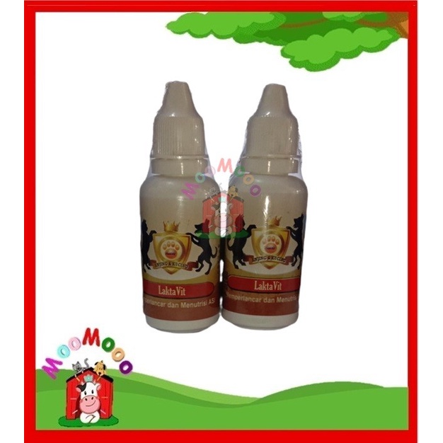 LaktaVit Vitamin pelancar penambah Susu ASI anjing kucing Betina 30 ml