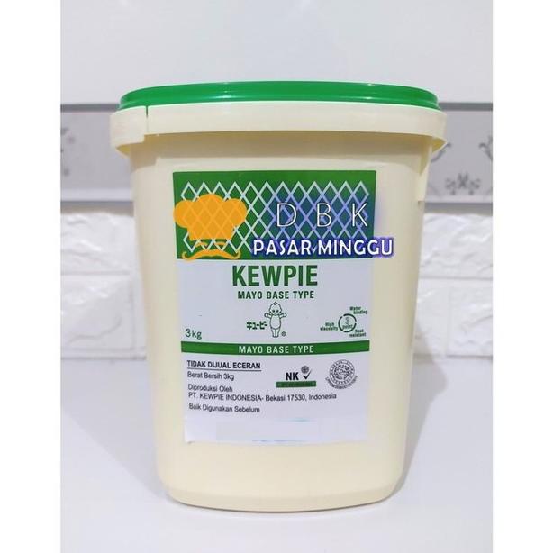 

KEWPIE base type mayo 3kg mayonnaise mirip hellman best food real mayo
