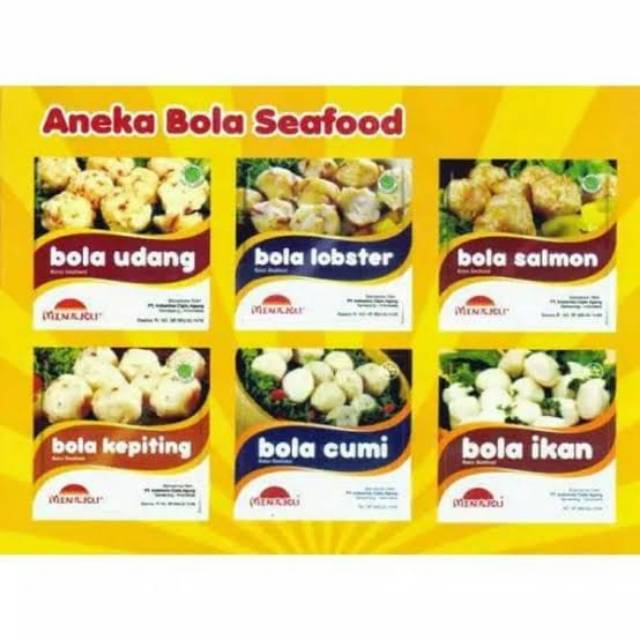 

Bola seafood bakso ikan minaku 200gram kismis frozen food semarang