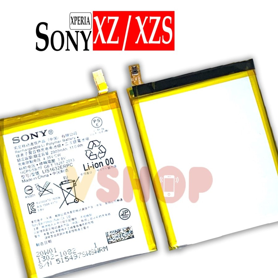 BATERAI - BATRE - BATTERY SONY XZ / XZS 1632ERPC