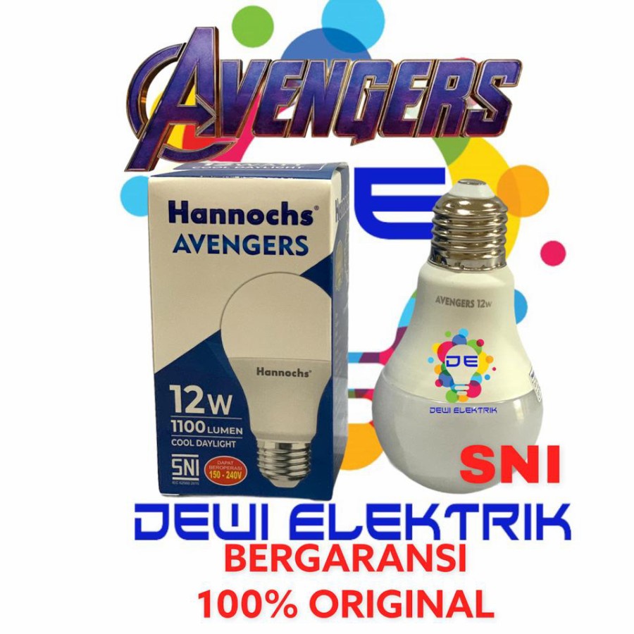 Lampu Led Hannochs Avengers 12 Watt Cool Daylight