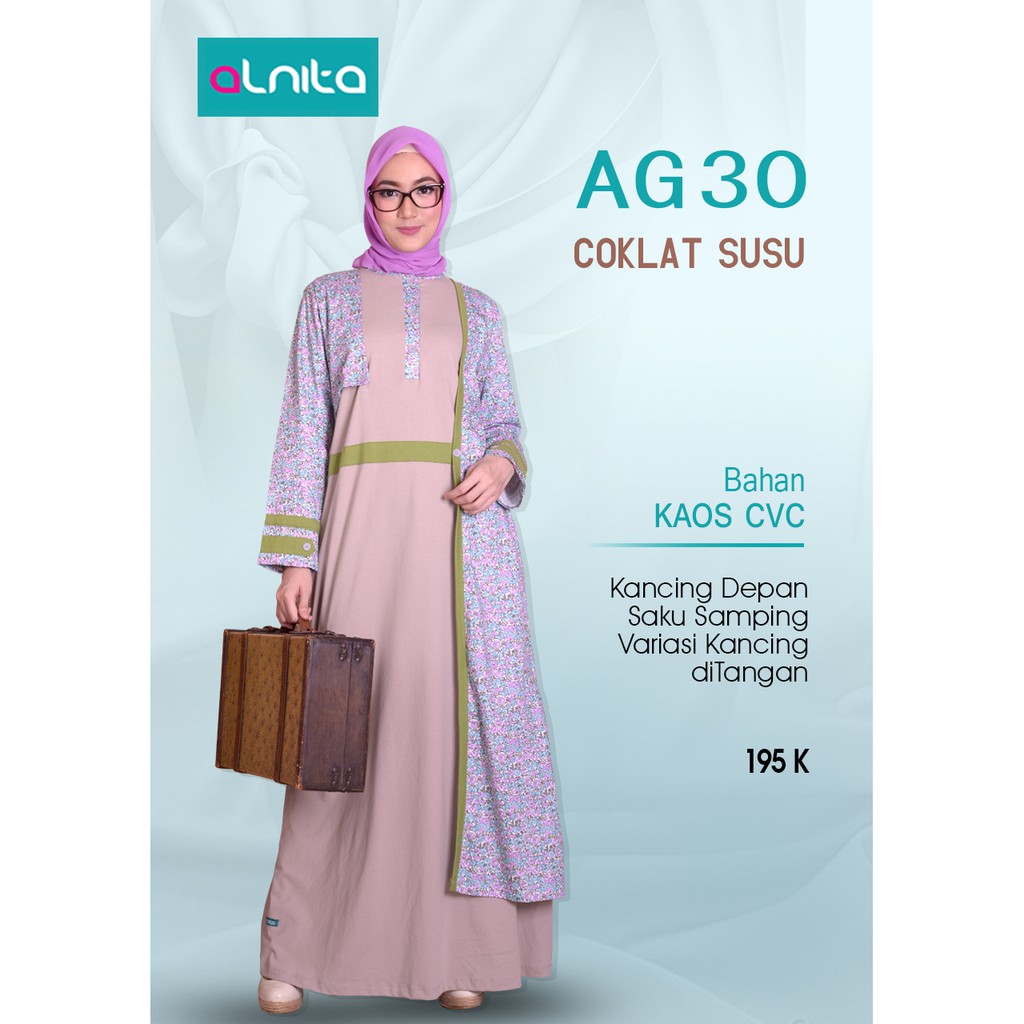 gamis alnita 30 | gamis daily | gamis kaos