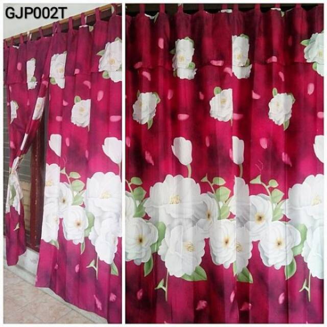 Gorden Tali renda gorden motif rose gorden murah gorden mewah