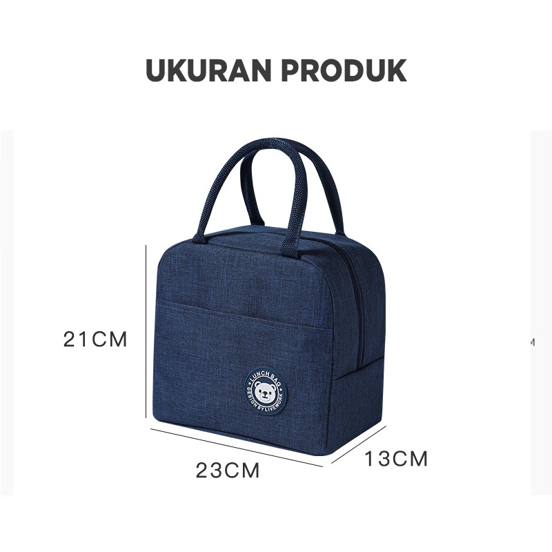 TAS BEKAL || LUNCH BAG | TAS BEKAL SERBAGUNA |THERMAL BAG | TAS BEKAL MENJAGA SUHU TEMPERATUR | COOLER BAG 4