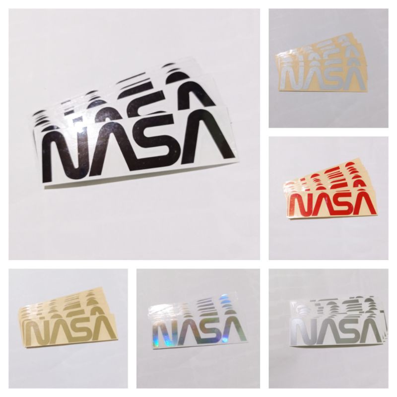 STIKER HELM NASA STICKER HELMET  CUTTING