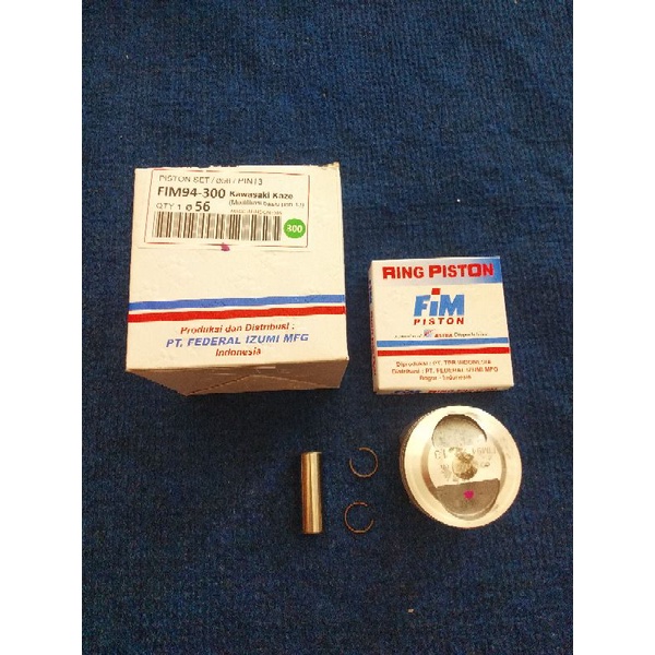 PISTON FIM 94 PIN 13MM UKURAN 56MM PISTON KAZE JUPITER BEAT 56MM PIN 13MM