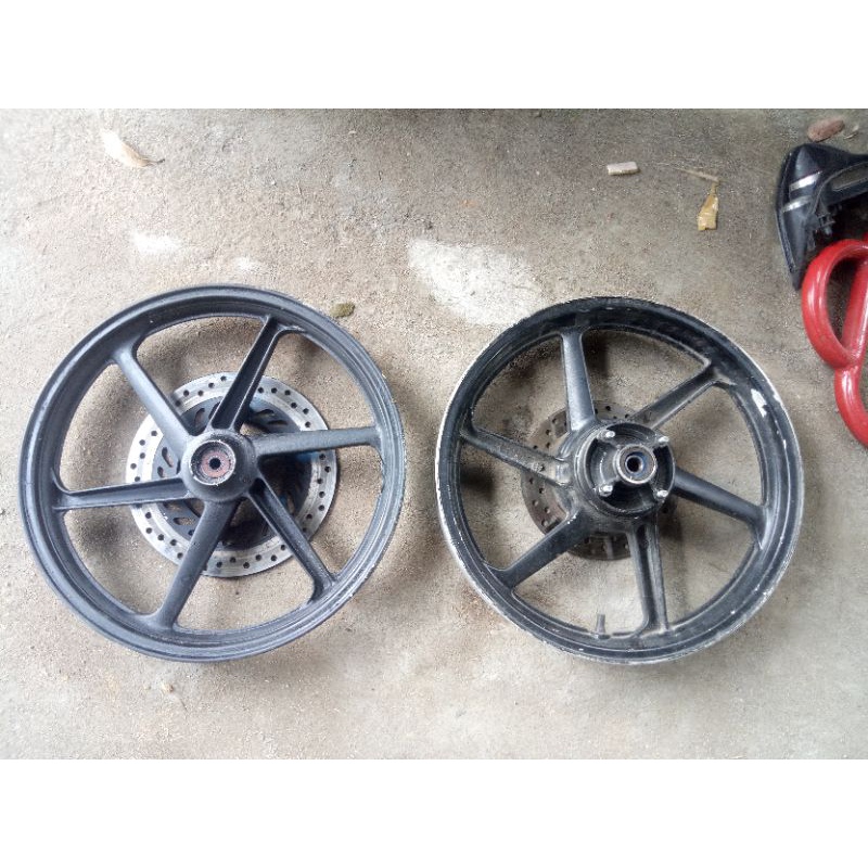 original enkei velg palang 6 model standart untuk honda cbr 150r old thailand cbr 150 old karburator