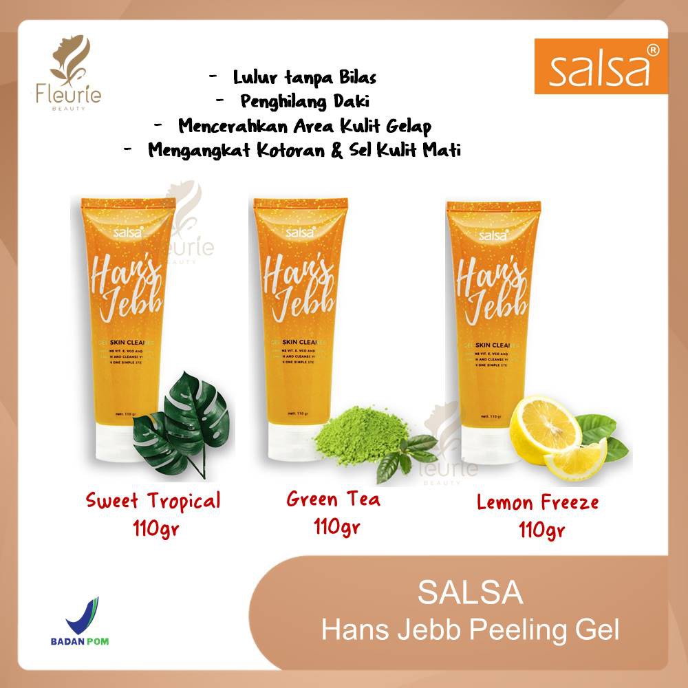 SALSA Hans Jebb Peeling Gel / Gel Perontok Daki &amp; Pencerah Ketiak Hitam/COD/SALE/PROMO