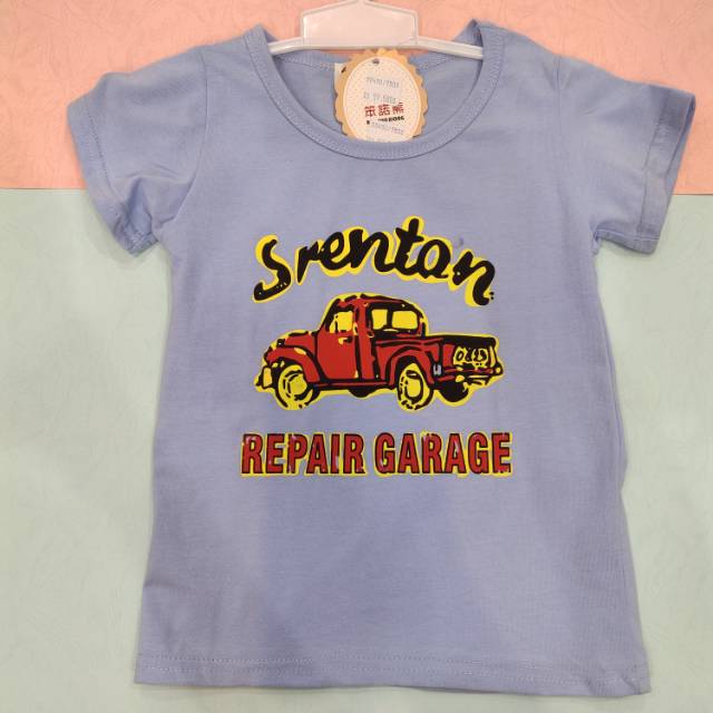 Kaos mobil anak laki laki