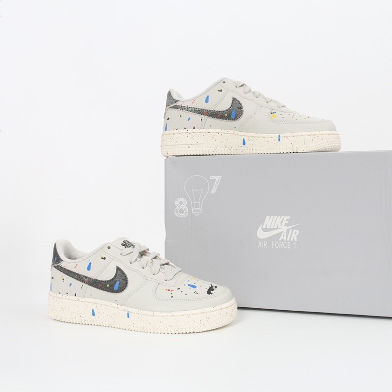 Air Force 1 Low Paint Splatter Light Bone