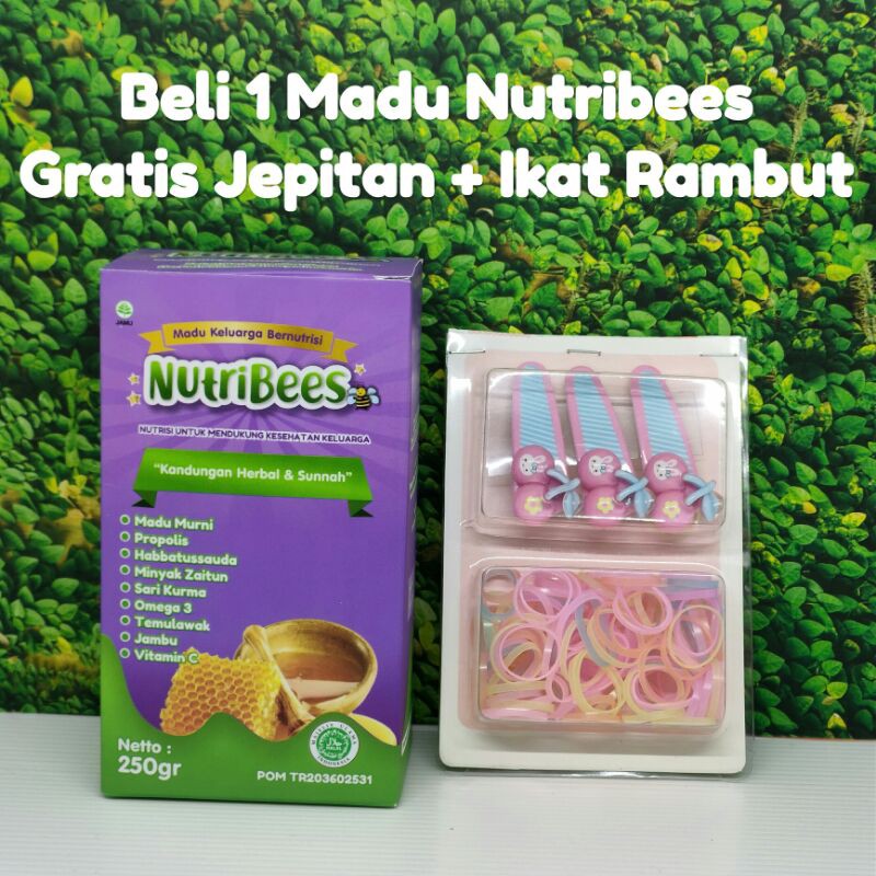 

Madu Nutribees Beli 1 Gratis Jepitan + Ikat Rambut