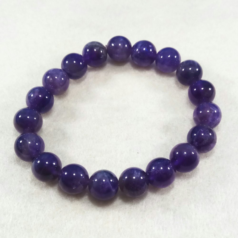 GELANG NATURAL KECUBUNG AMETHYST UNGU MEWAH DAN TERMURAH