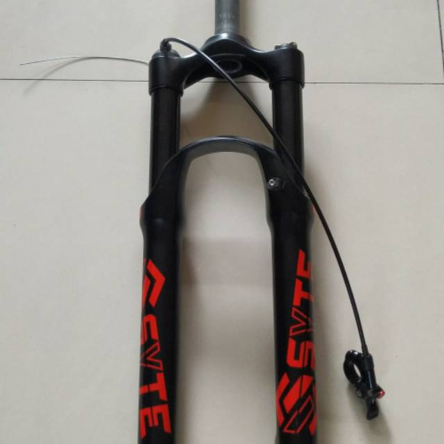 Garpu sepeda MTB 27.5 fork suspension SYTE with remote lock travel 120 alloy