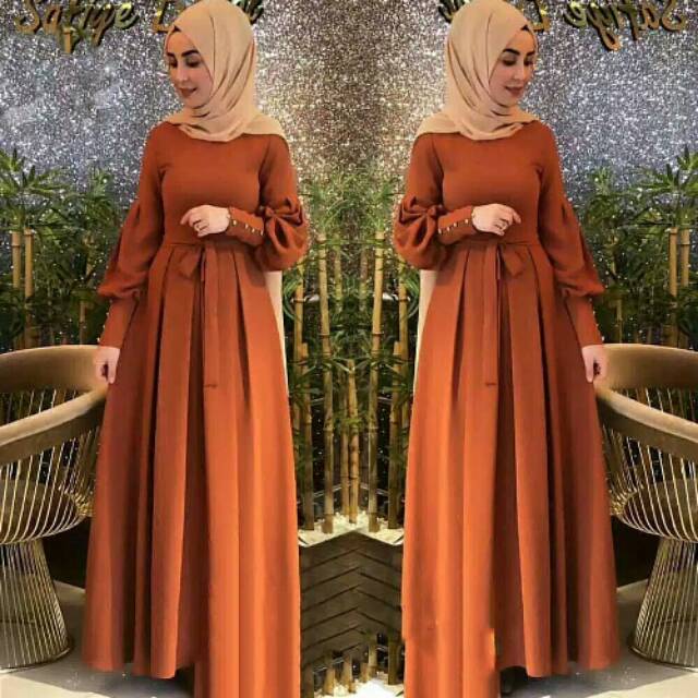 AUDY MAXY | GAMIS WANITA MUSLIM | BAJU LEBARAN