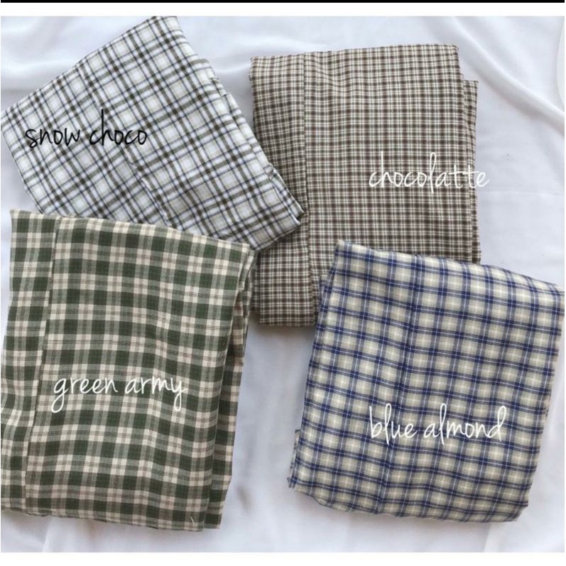 Tartan skirt rok kotak kotak