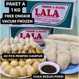 [ GRATIS ONGKIR ] Pempek Lala 26 Ilir Palembang Isi 40 Pcs [ VACUM FROZEN ] 1 KG