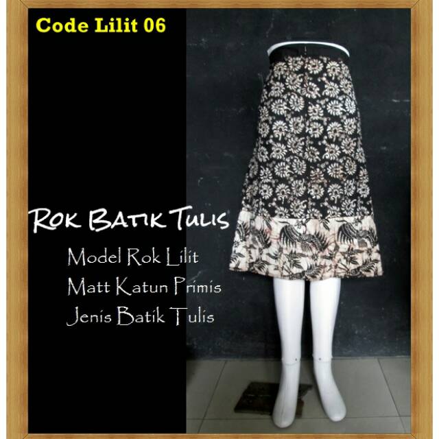 Rok span rok lilit rok batik tulis