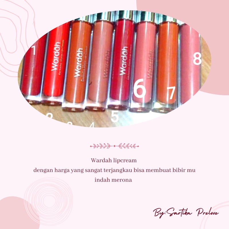 WARDAH LIPCREAM