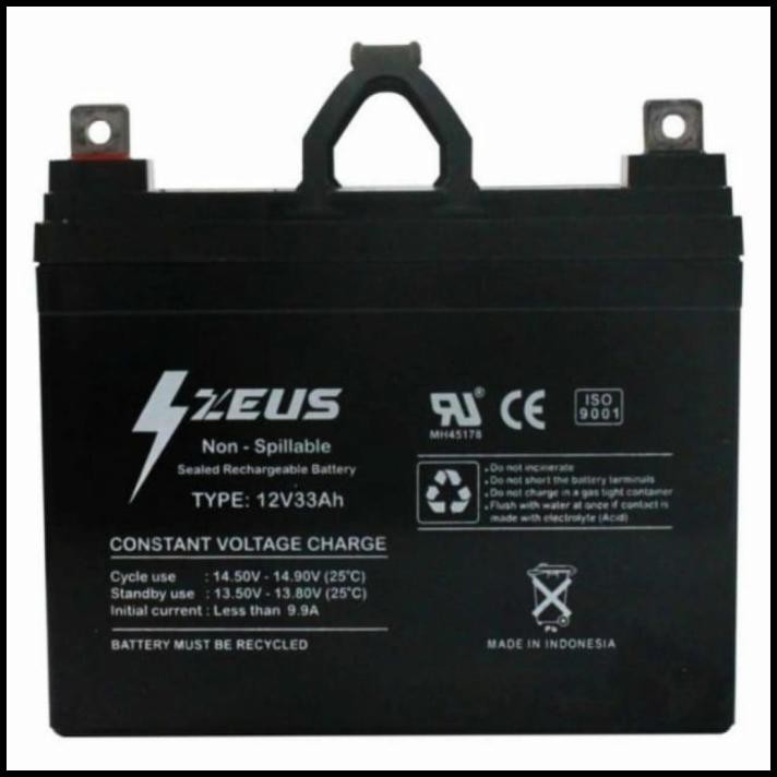 Aki Vrla Solar Panel 33 Ah Zeus