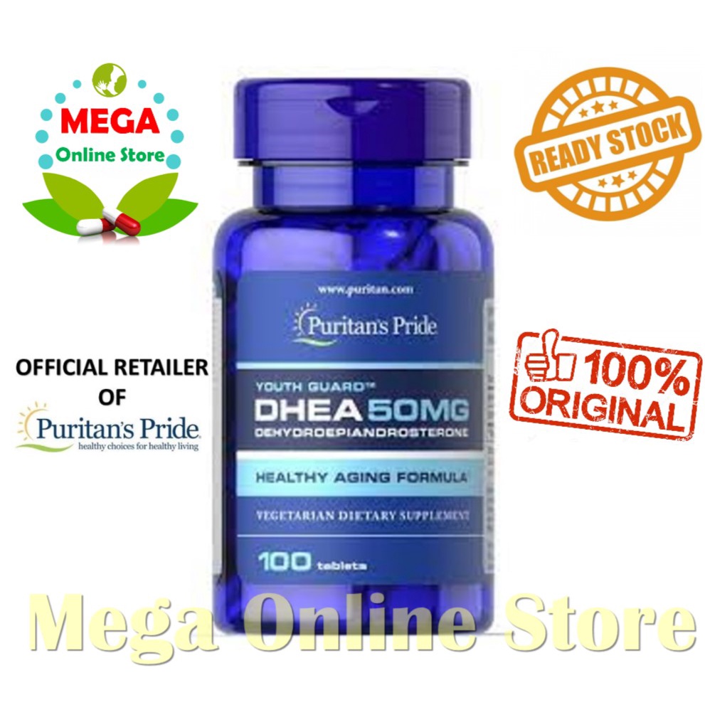 Puritan's Pride DHEA 50 mg 100 Tablet