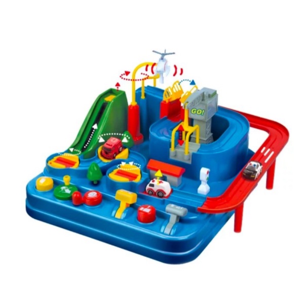 

Mobil - Diskon Set Anak Mainan Jalur Dijual Rel ~ Petualangan CAR ADVENTURE Biru