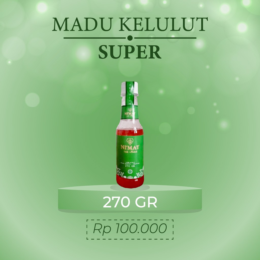 

Madu NI'MAT - Madu Kelulut - Madu Klanceng - Madu Trigona | 100% Asli | MADU BANGKA ! UKURAN 270 GR