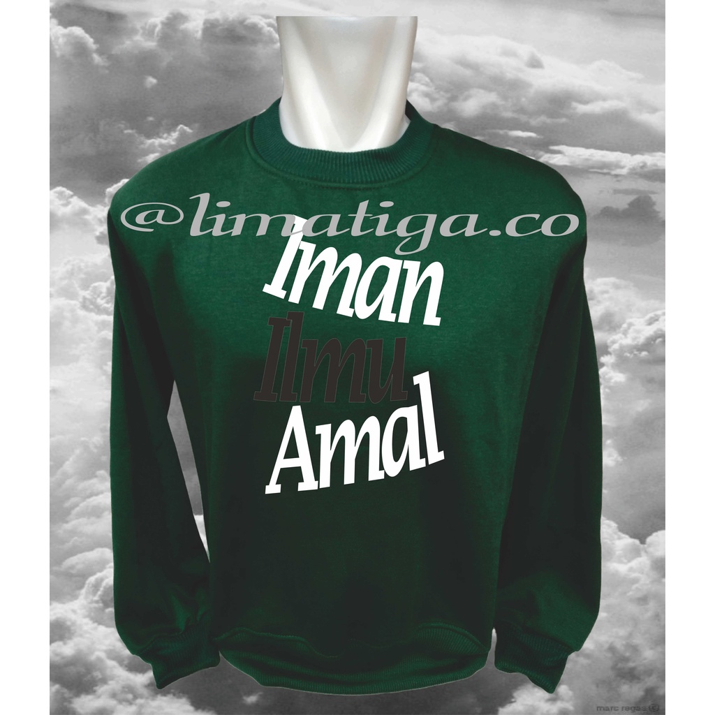 Jaket Sweater Crewneck HMI Bahan Fleece Gramasi 80 Cocok Untuk Hadiah Kado Kanda Yunda Free Design S