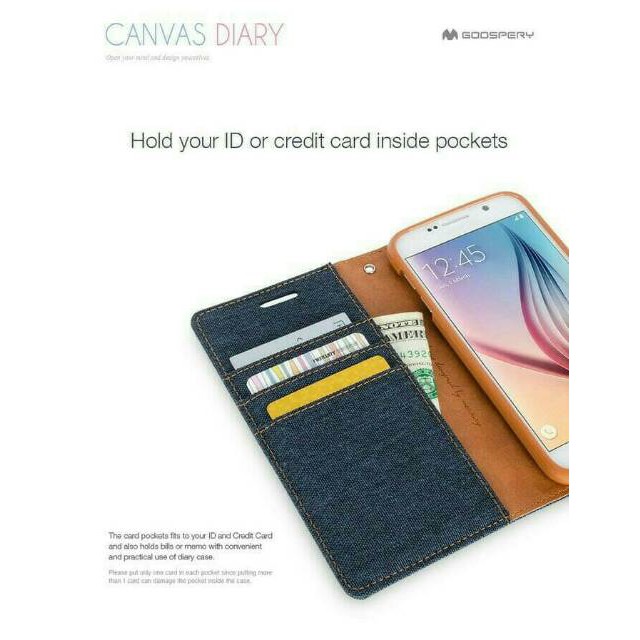 Flip Cover Iphone X Flip Case Canvas / Flip case Iphone X