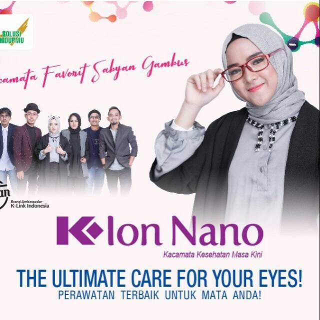 K-Ion Nano kacamata kesehatan jaman now