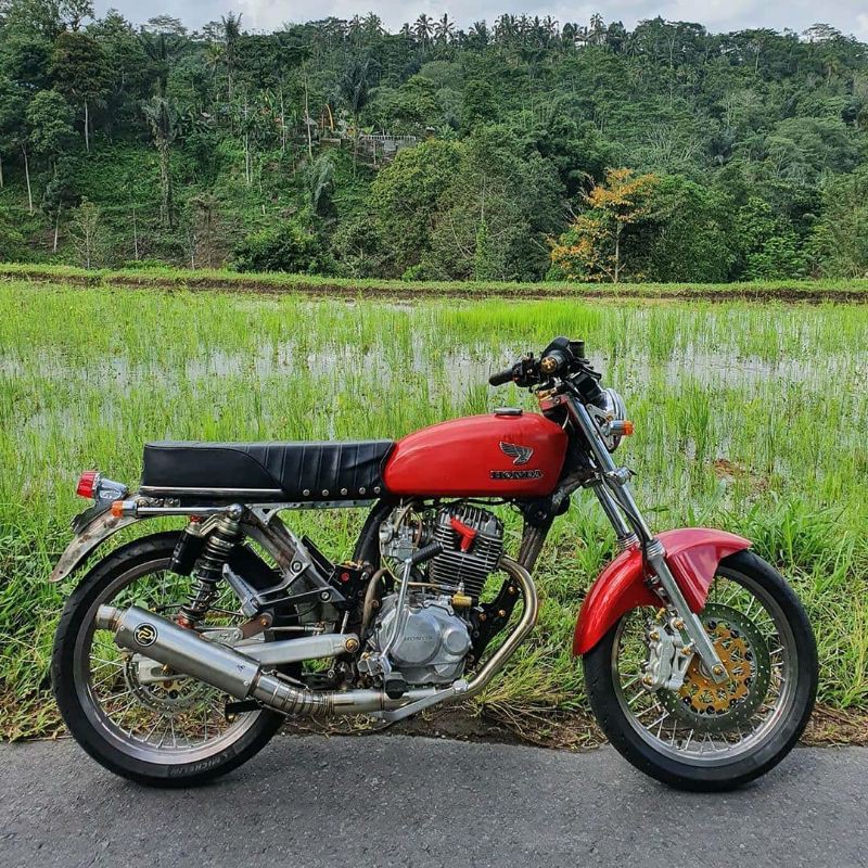 Knalpot Pekajaman Muffler Original Jogja CB MP TIGER GL GL100 Bulat Stainless Original Racing Jogja 