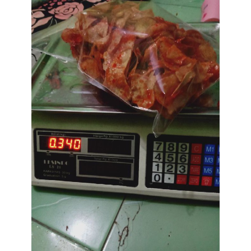 

Kripik singkong balado merah pedas 340gr