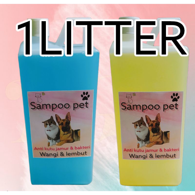 SHAMPOO kucing &amp; anjing anti kutu jamur dan bakteri