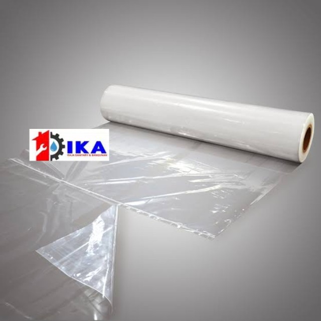 PLASTIK COR PE BENING SUPER TEBAL / CLEAR JERNIH (1ROLL= 103-105 MTR) TERMURAH COVER PENUTUP AMAN