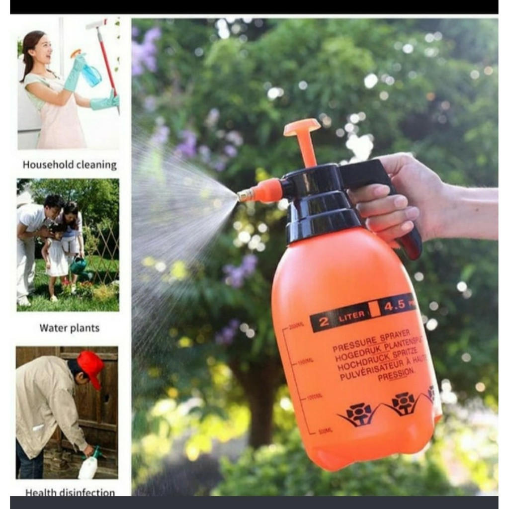 Botol Alat Semprotan 2 LITER DISINFEKTAN Disinfectan Tanaman Burung Sprayer 2 Liter