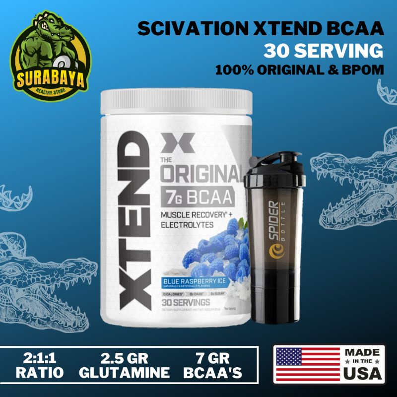 Scivation XTEND BCAA 30 Serving BPOM Amino Powder